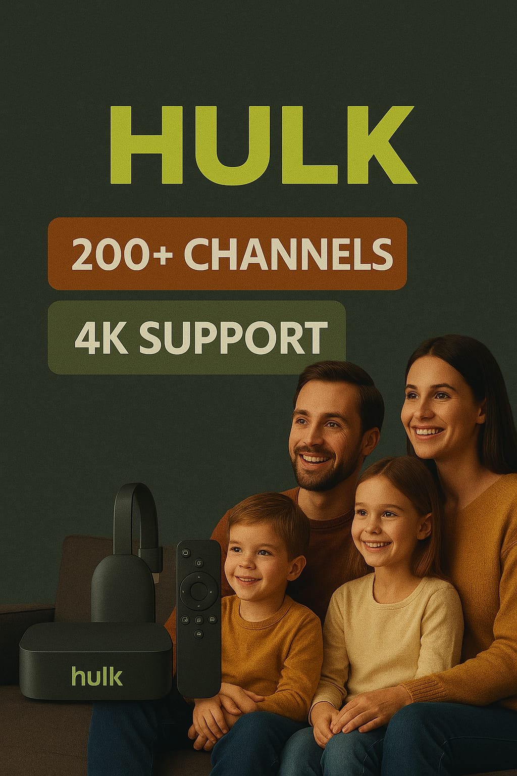 مميزات HULK 4K - 12 شهر